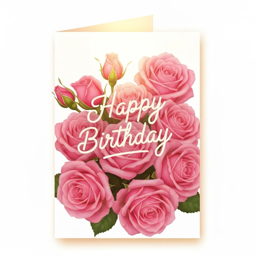 Floral Birthday Wishes